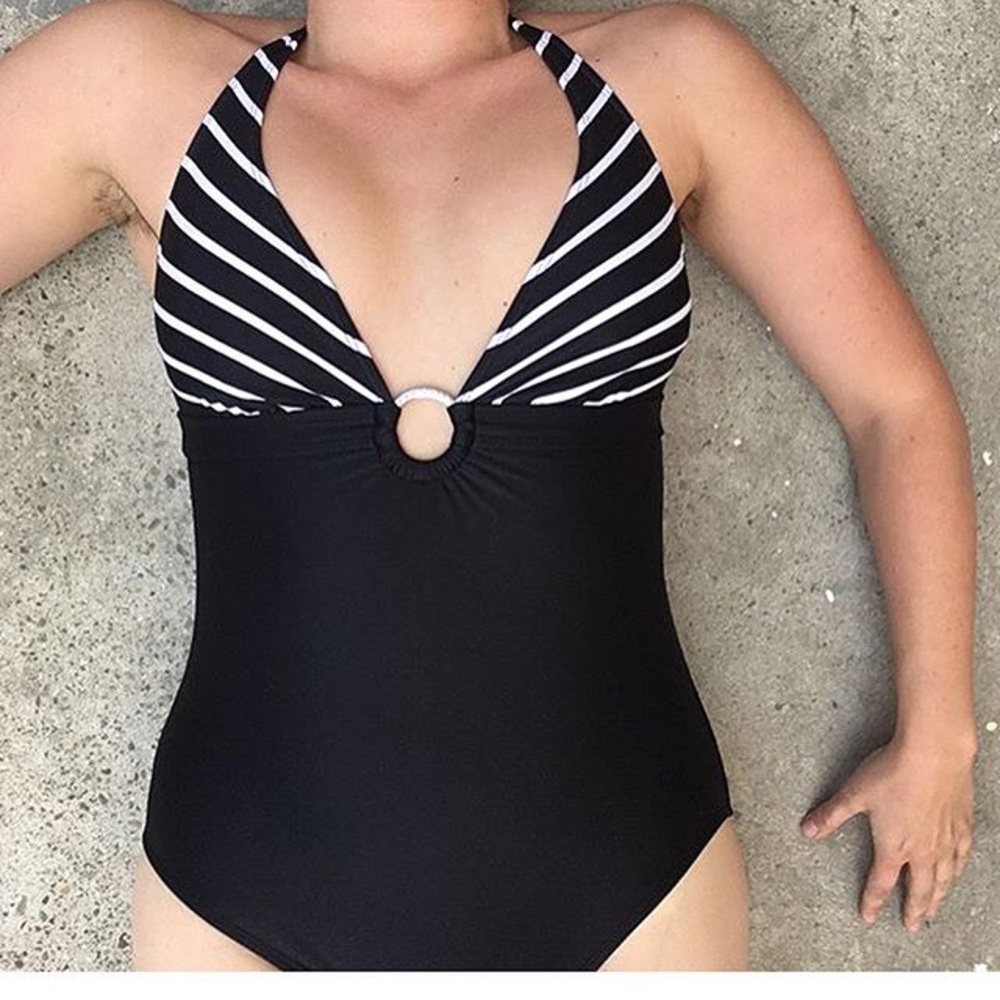Vintage Ralph Lauren halter one piece swim suit